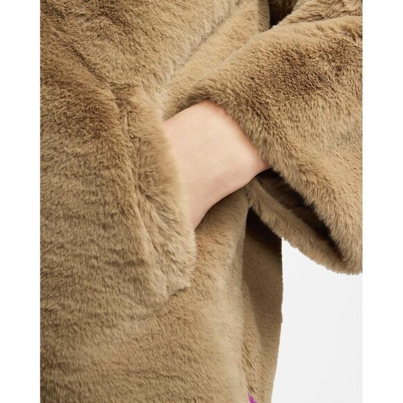 Nike special edition faux faur long coat jacket sherpa - Picture 5 of 8